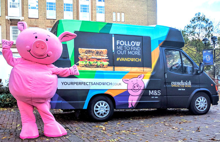M&S Ice cream van hire, promo vehicle hire