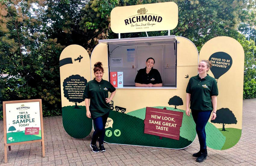 Richmond Sausages - Product Sampling, Sampling Staff & Sampling Pods