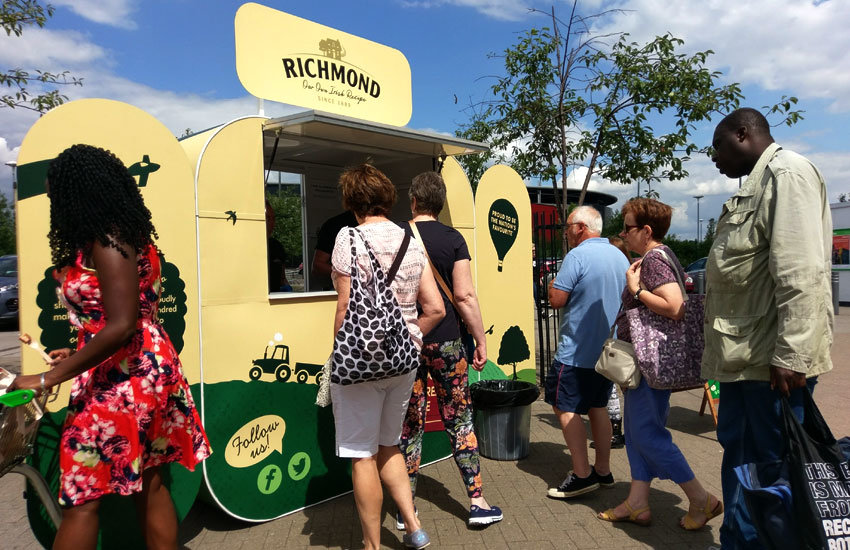 Richmond Sausages - Product Sampling, Sampling Staff & Sampling Pod Hire