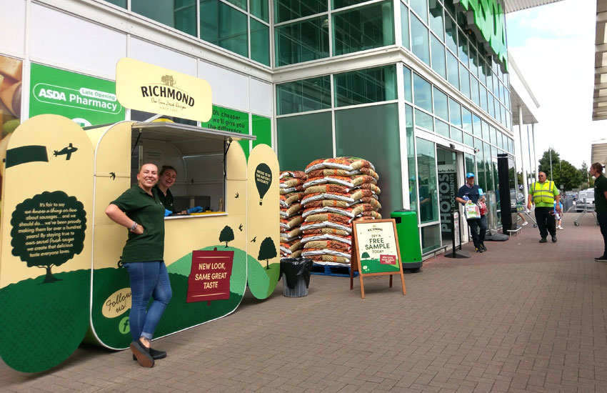 Richmond Sausages - Product Sampling, Sampling Staff & Sampling Pod Hire