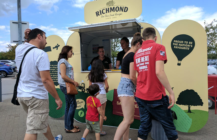 Richmond Sausages - Product Sampling, Sampling Staff & Sampling Pod Hire
