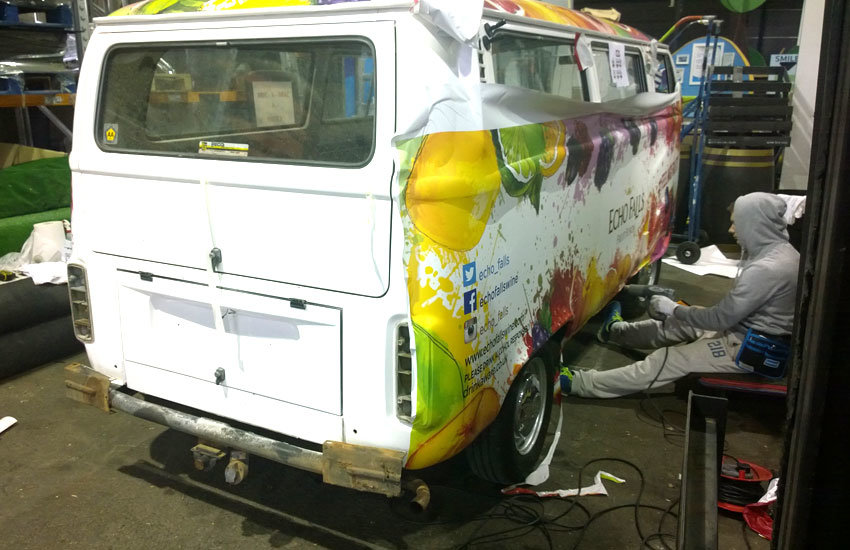 Echo Falls Promo Camper Van - Promo Vehicle, Experiential Marketing & Promo Staff