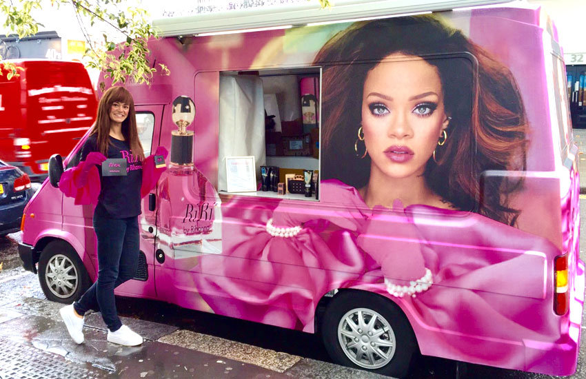 Rihanna RiRi - Promo Vehicle, Experiential Marketing & Promo Staff