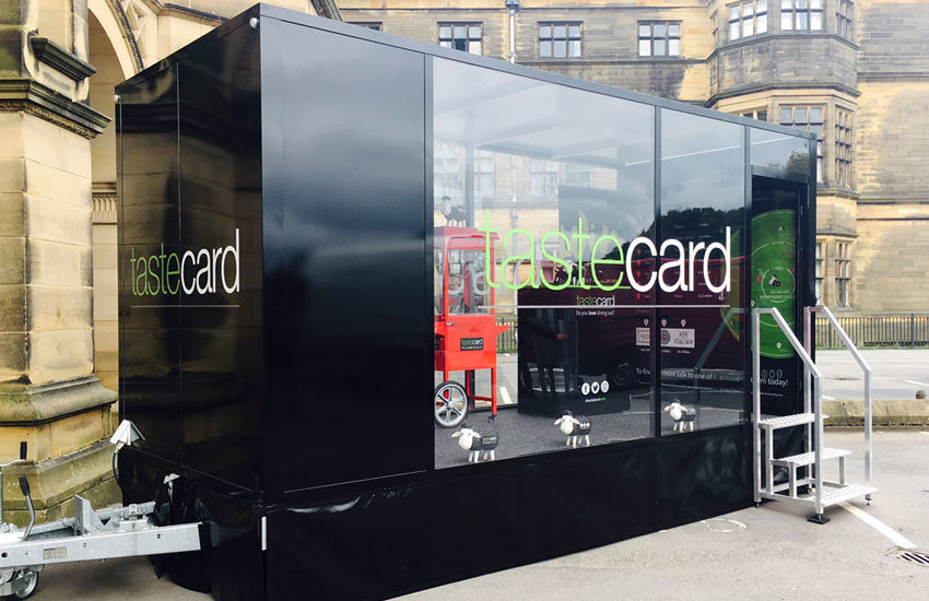 Taste Card Promo Trailer - Promo Vehicle, Experiential Marketing & Promo Staff