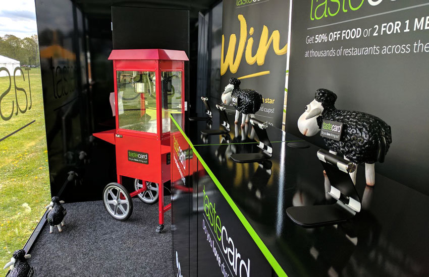 Taste Card Promo Trailer - Promo Vehicle, Experiential Marketing & Promo Staff