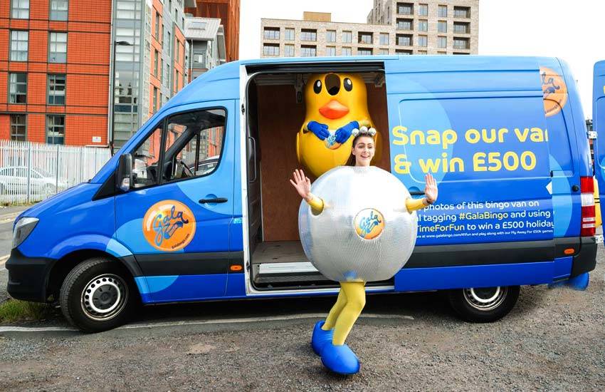 Gala Bingo Promo Van - Experiential Marketing & Promo Staff