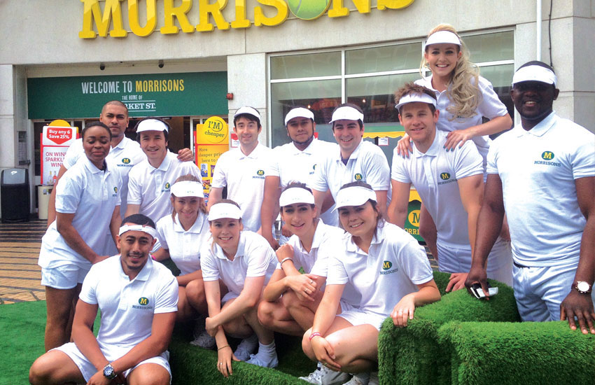 iMP flash mob staff for Morrisons