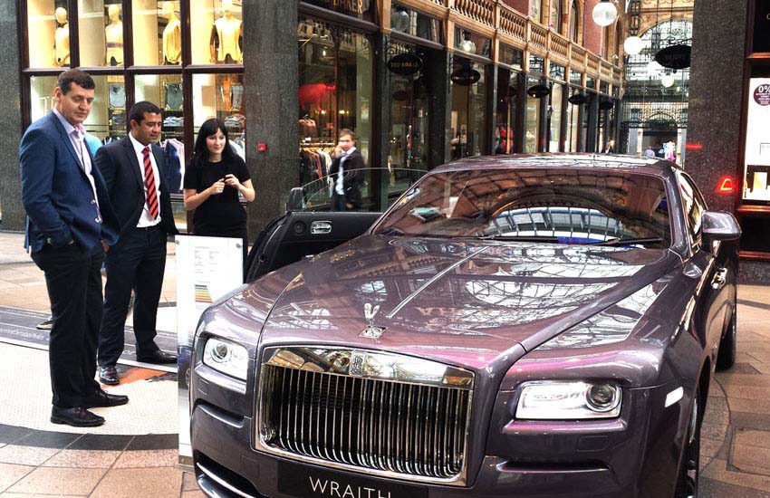 iMP supplied experiential marketing staff for the Rolls-Royce Wraith launch.
