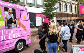 Sampling roadshow for Little moons mochi