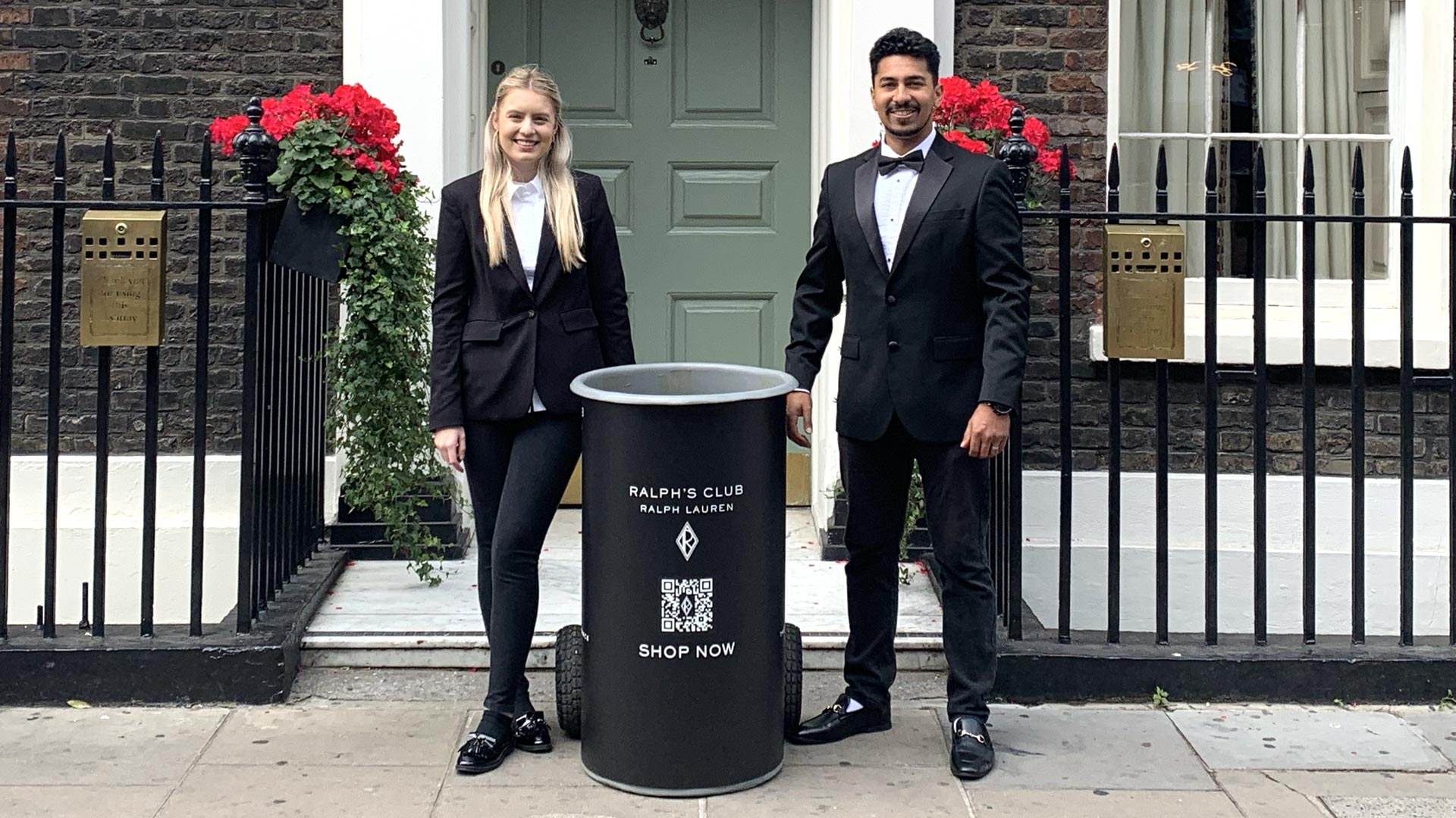 Hand out perfume samples in London