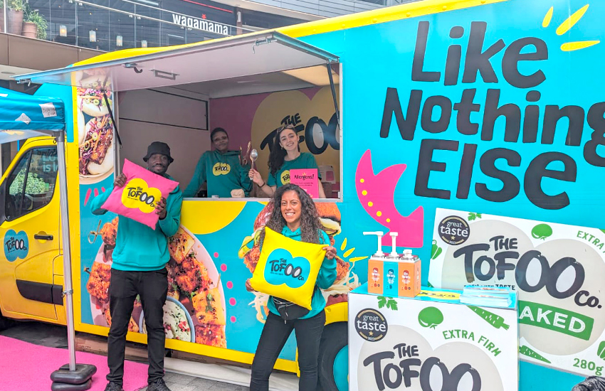 Experiential sampling roadshow for Tofoo