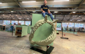Huge shark jaw custom asset build for Pravha beer