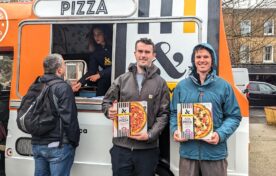 Pizza sampling for Crosta & Mollica