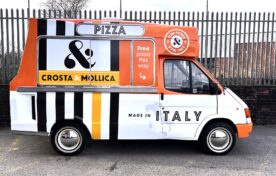 Pizza sampling van