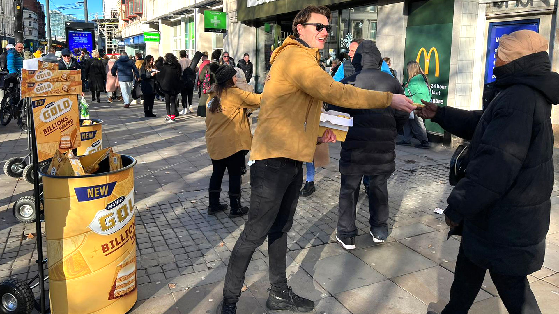 Gold Billions sampling Manchester