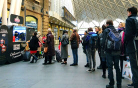 Sampling at trains stations