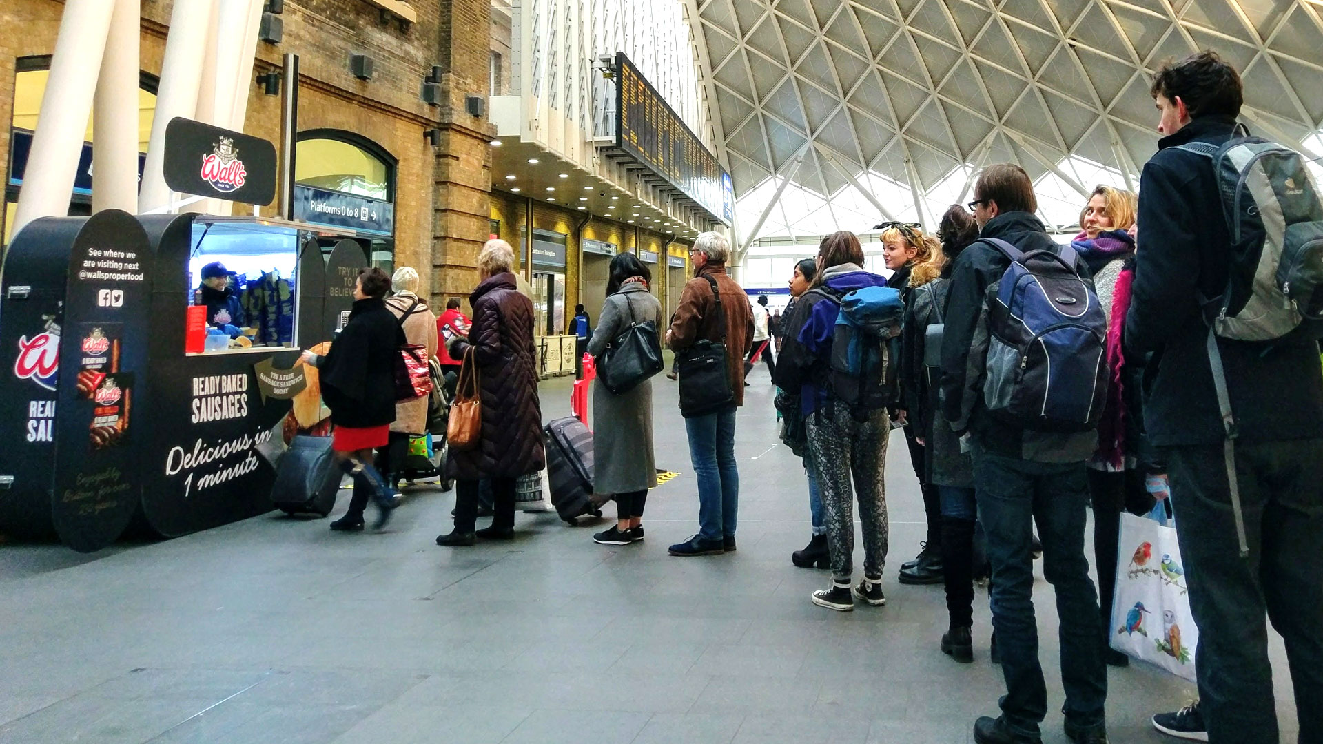 Sampling at trains stations