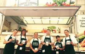 Covent Garden Soups food sampling