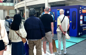 Experiential design and build for the Northern Rail Traincation at Trinity Centre Leeds.