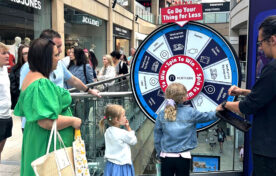 Spin the wheel asset for the Traincation event