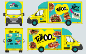 Artwork design for Tofoo sampling food truck