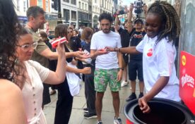 Tens of thousands of free ice cream samples