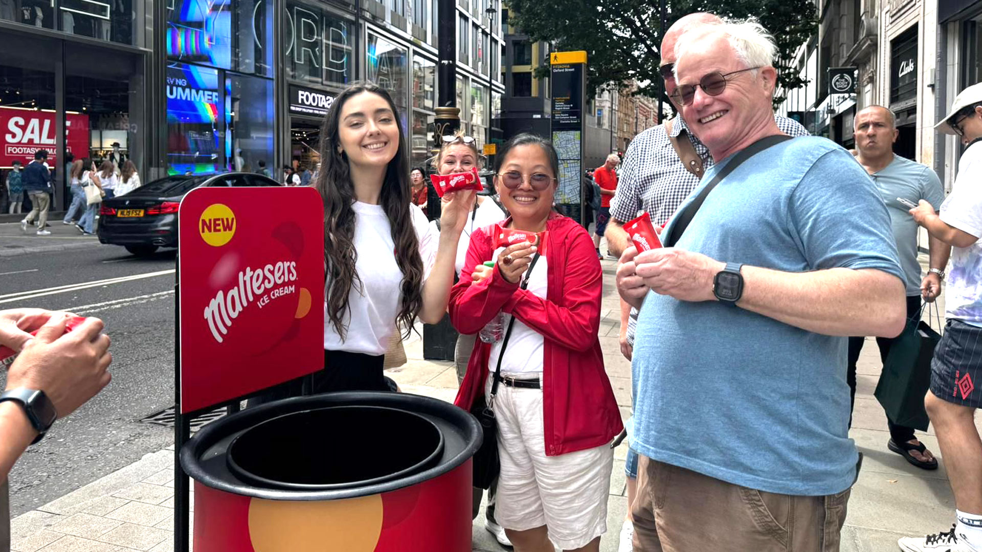 iMP sampling agency for Maltesers ice creams