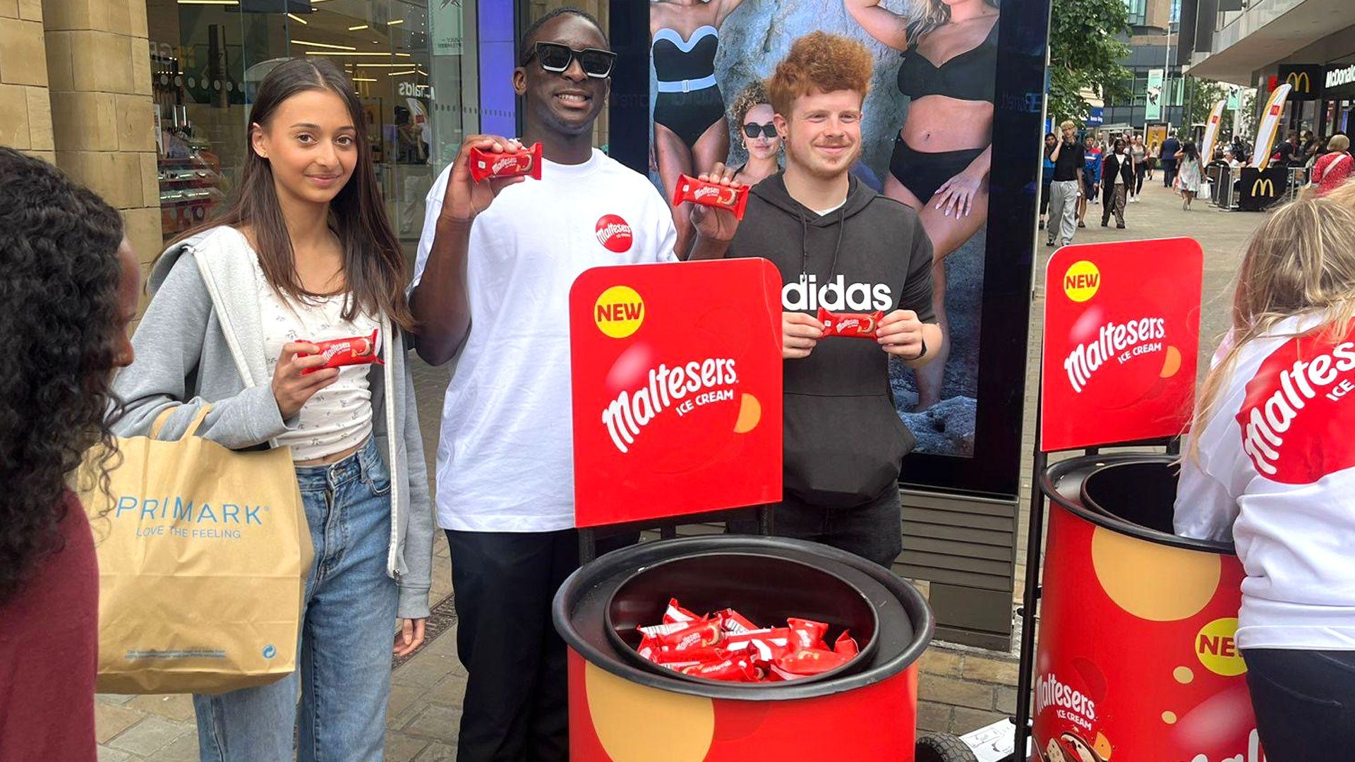 Leeds sampling agency for ice cream bars