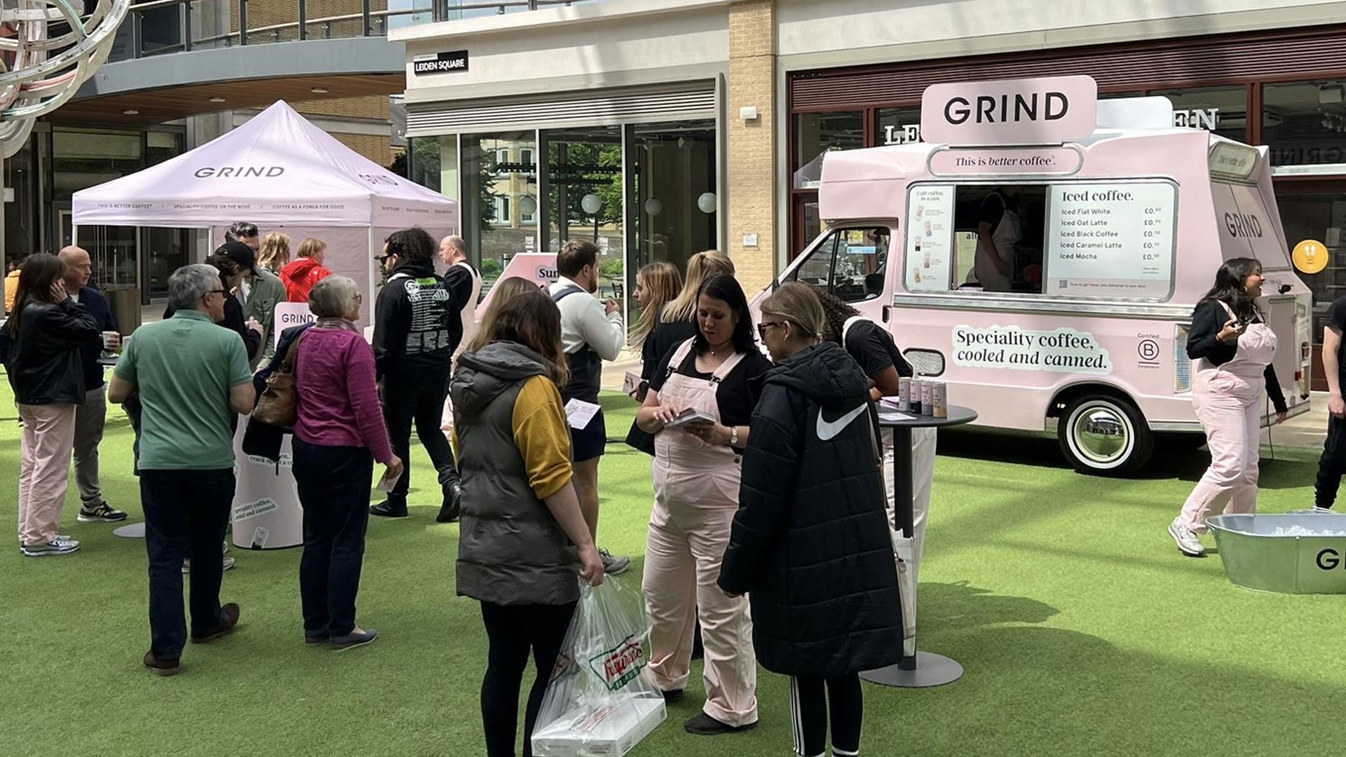 Coffee sampling activation in London