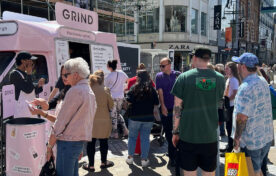 GRIND Coffee sampling in Leeds
