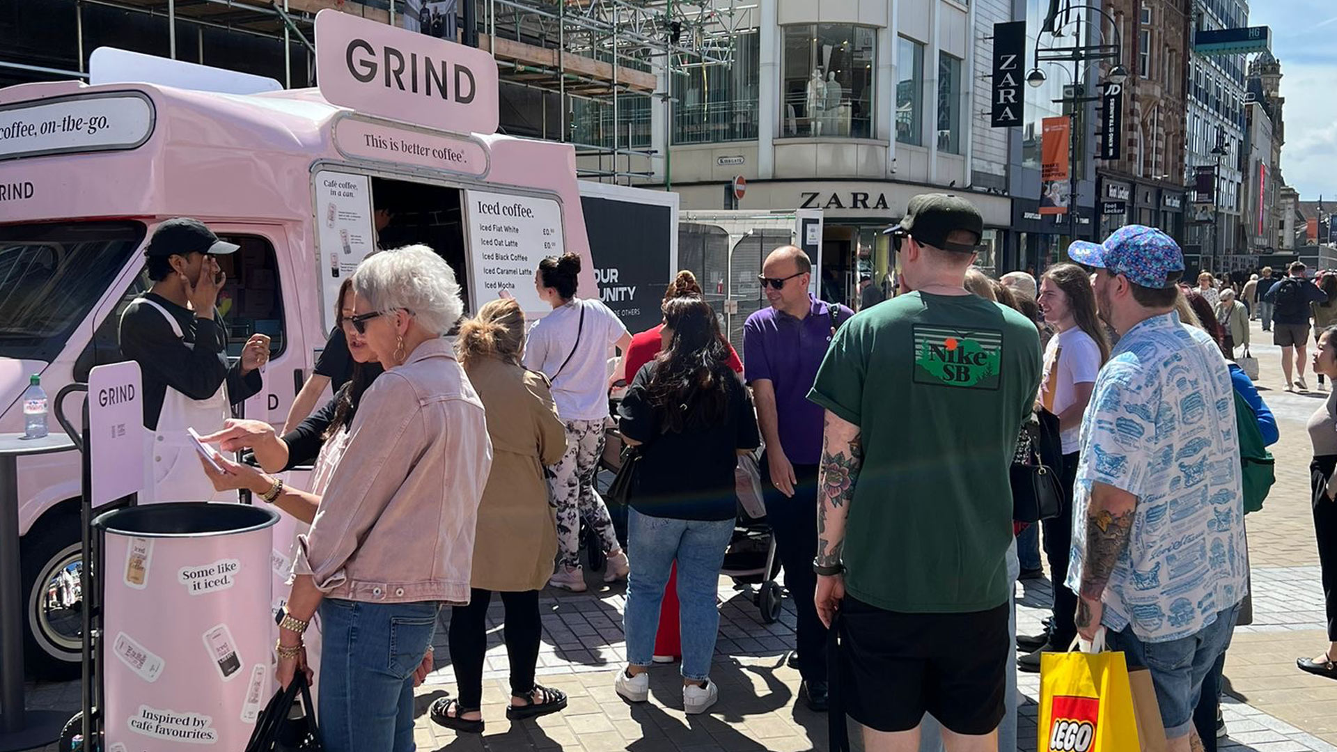 GRIND Coffee sampling in Leeds