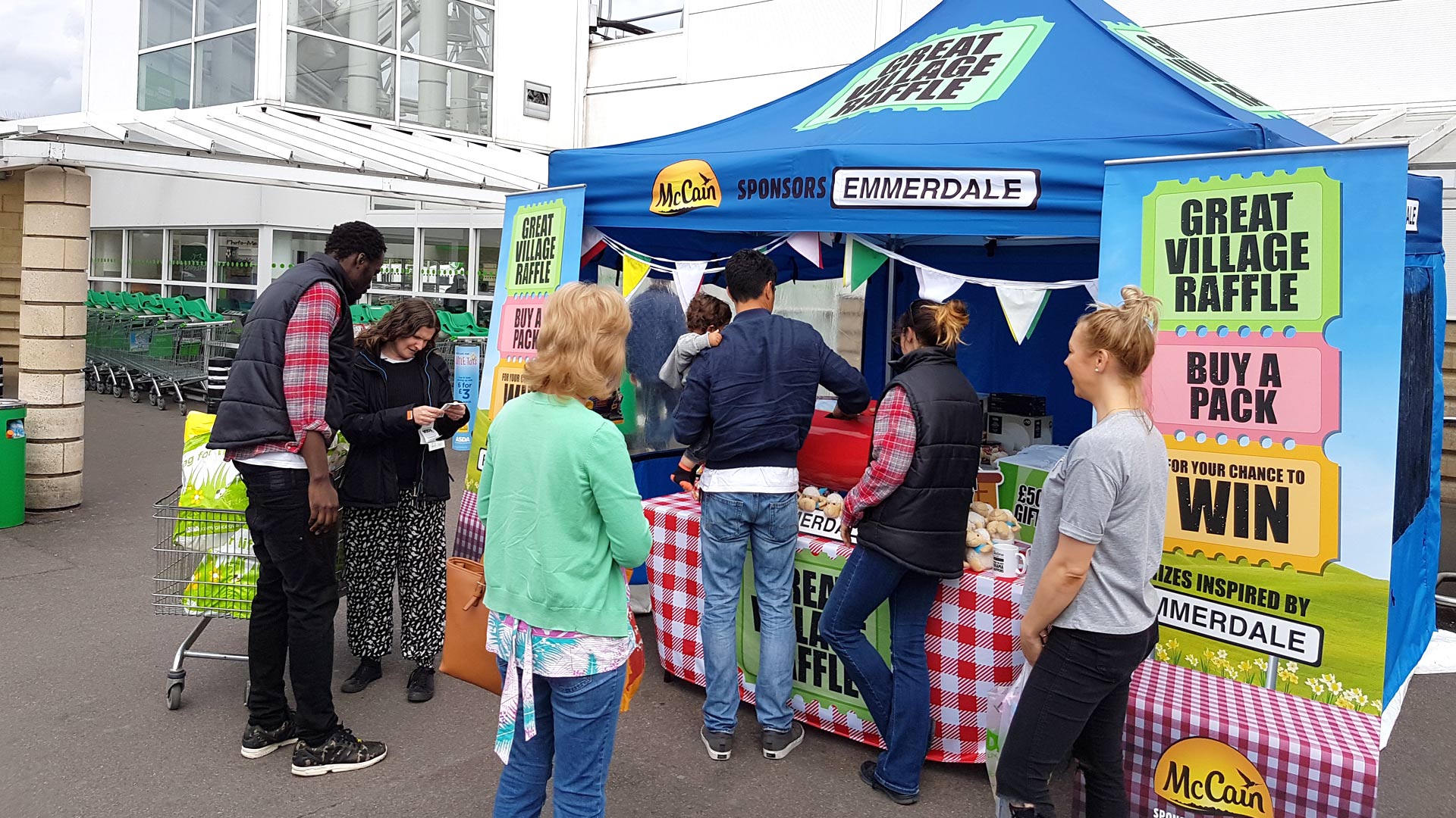 Asda car parking sampling