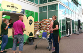 Sampling at Asda supermarke