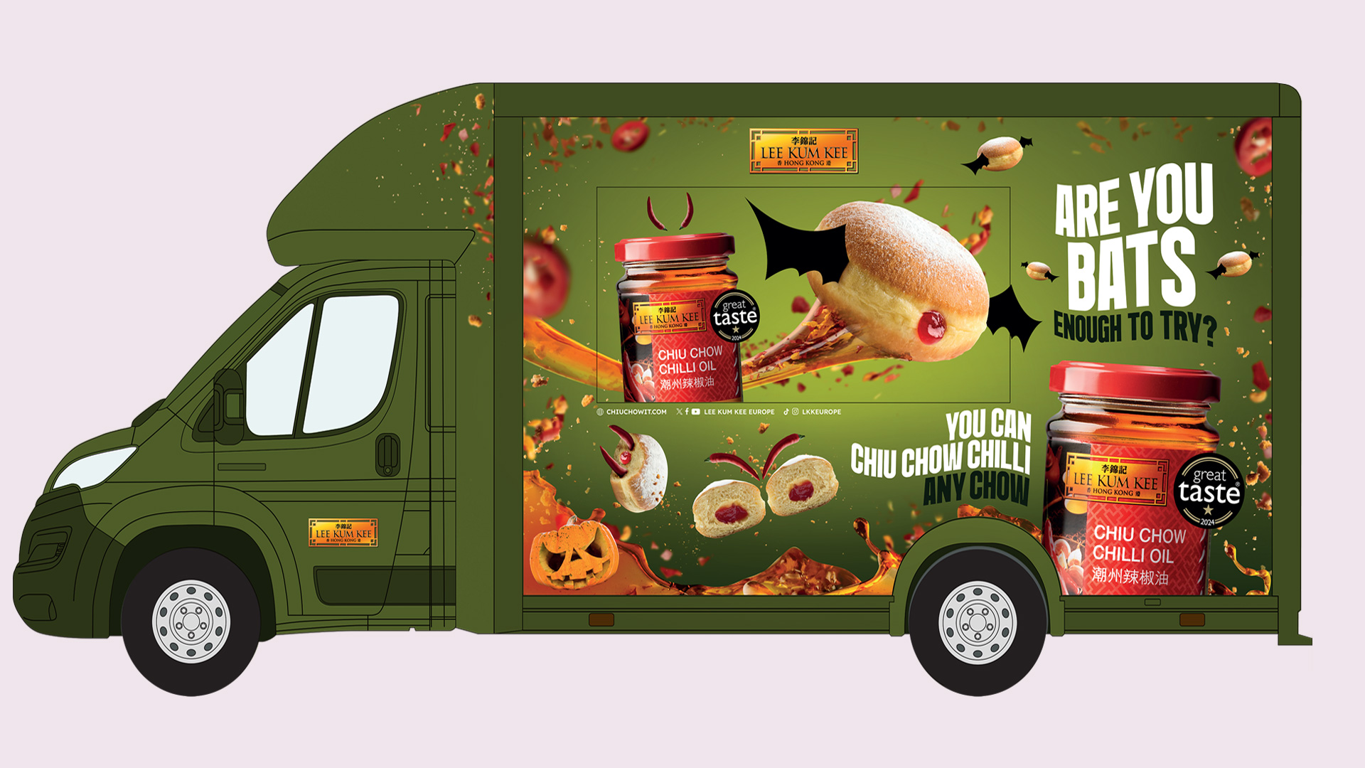 Lee Kum Kee van wrap design before