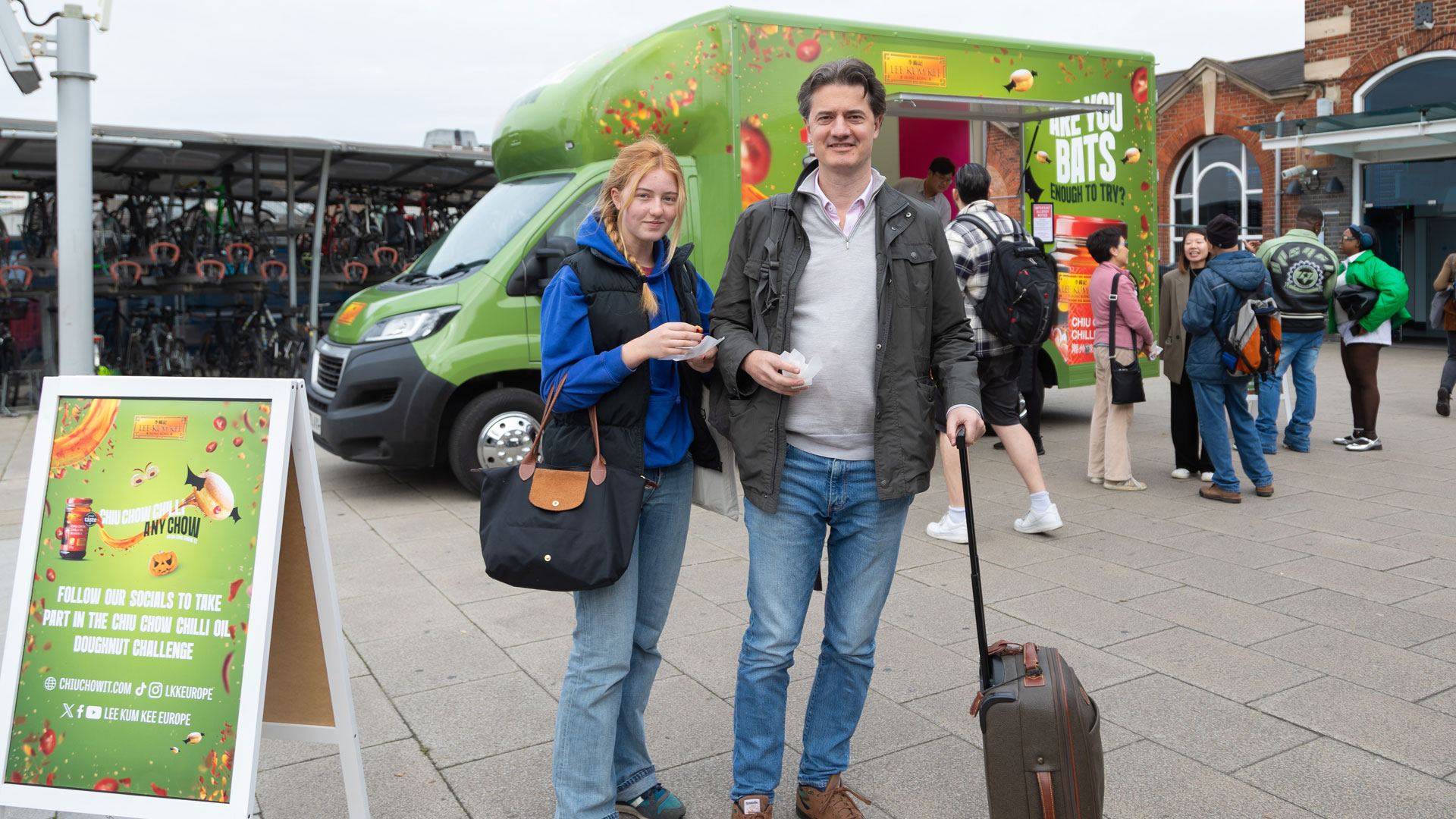 Product sampling at Clapham Junction