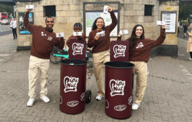 Pip & Nut branded sampling bins