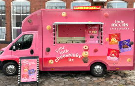 Little Moons mochi branded sampling truck