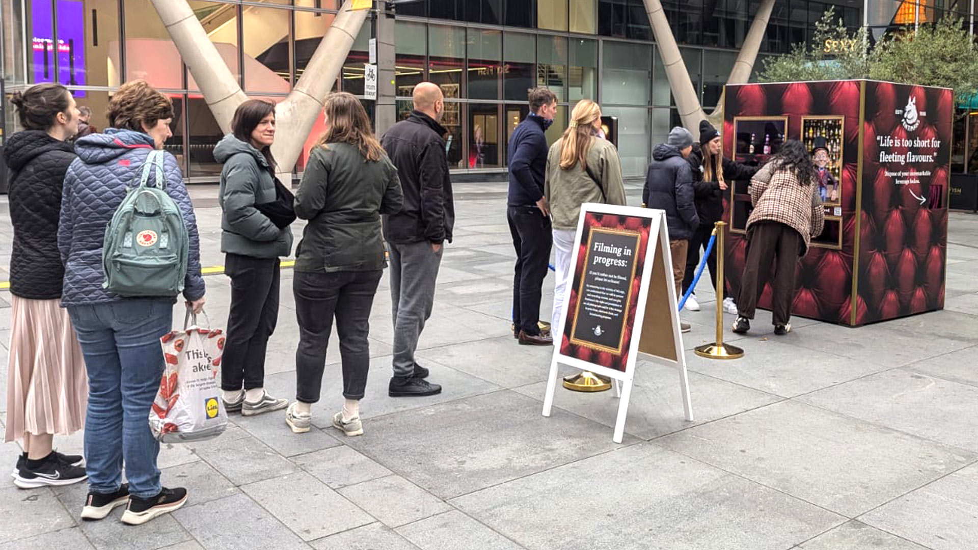 London brand activation for Fentimans