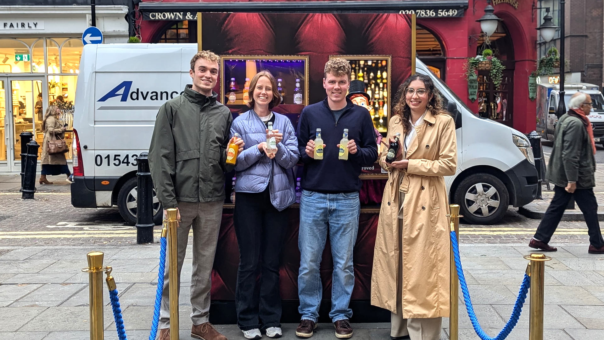 Fentimans vending machine sampling