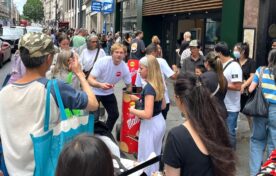 Sampling in busy high streets