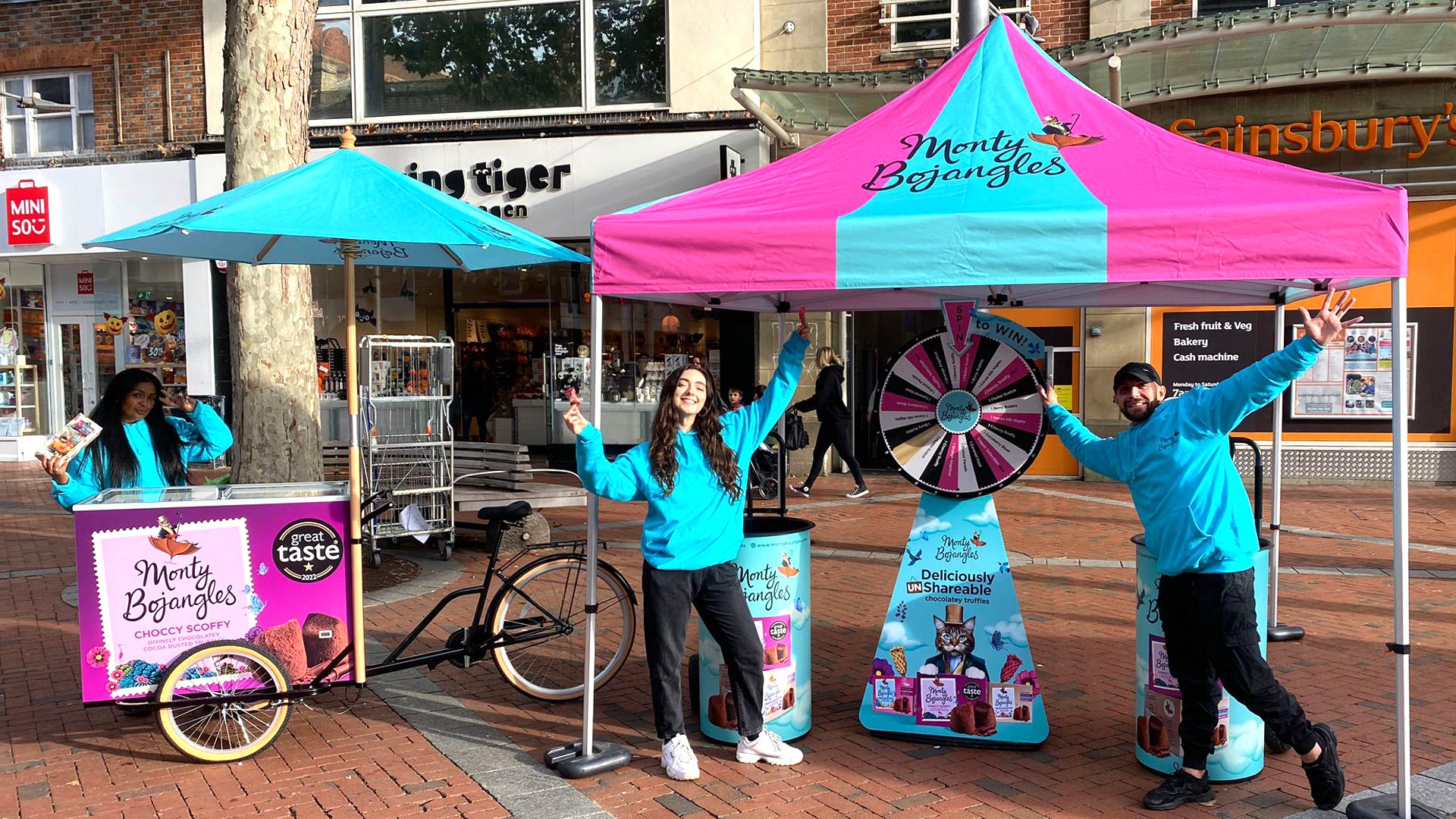 City centre sampling