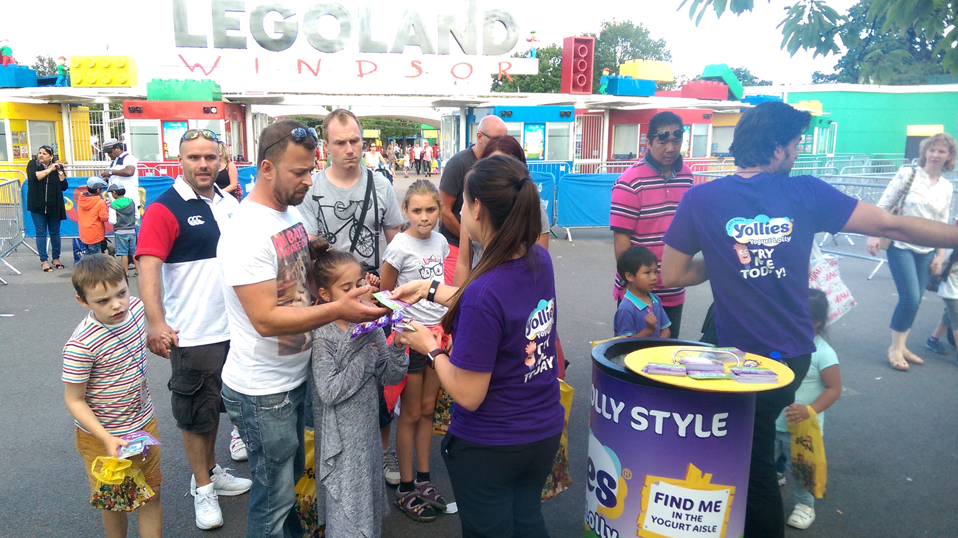 Theme park brand activation