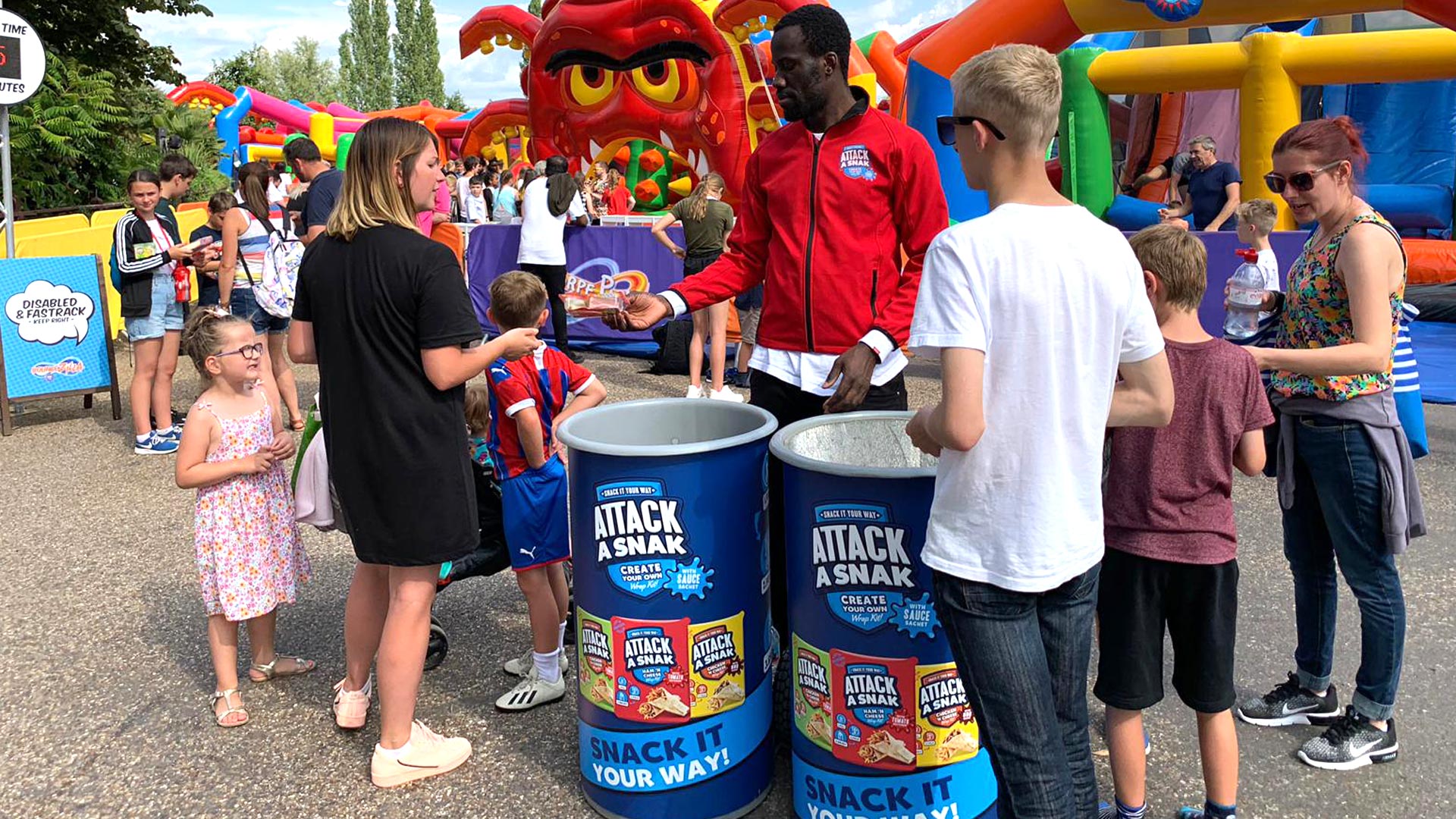 Theme park brand activation