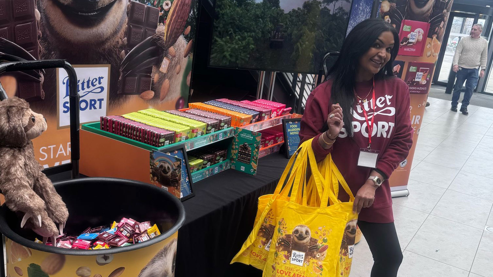 Tesco headquarters sampling events