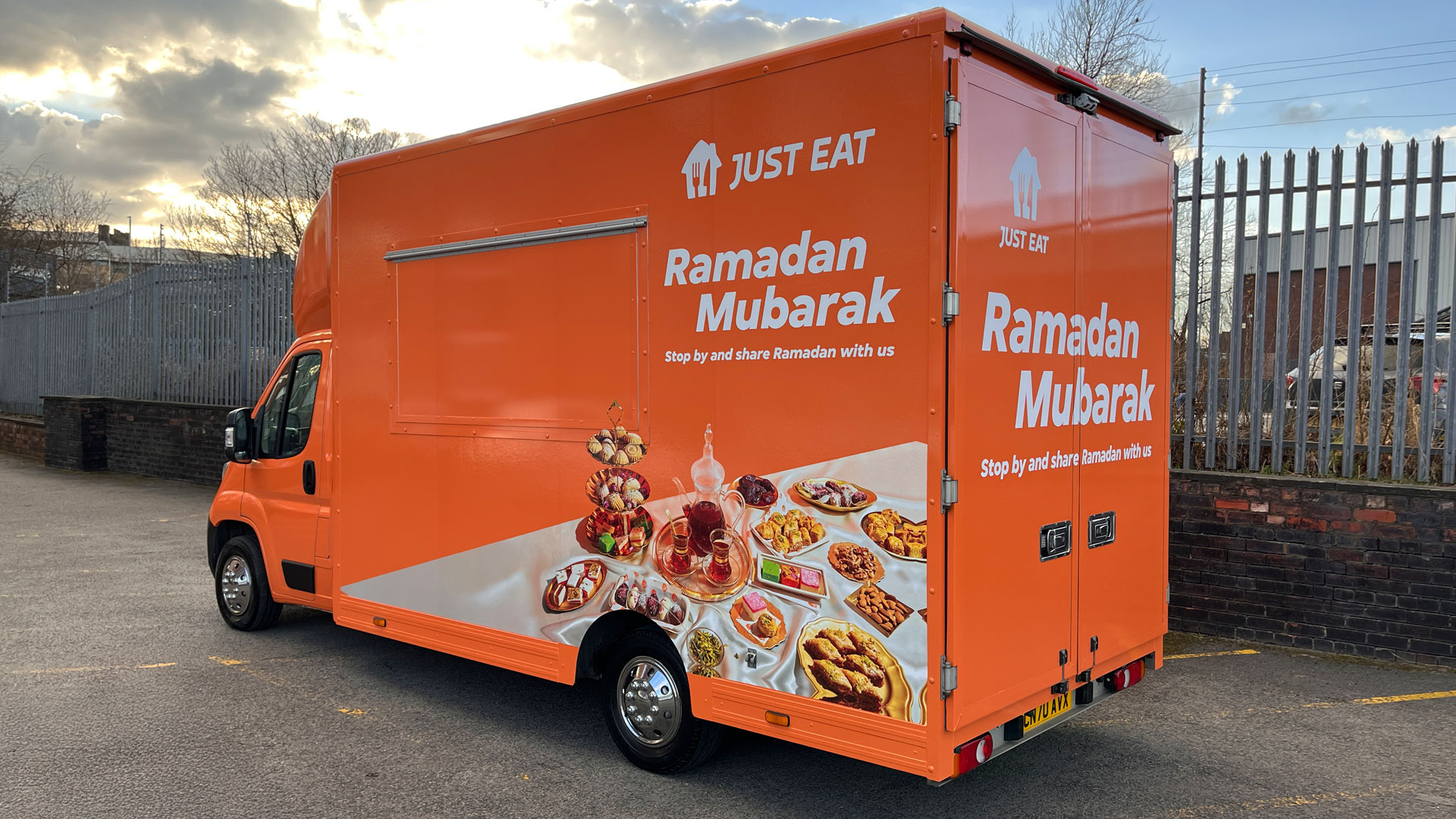 Just Eat Promo Van