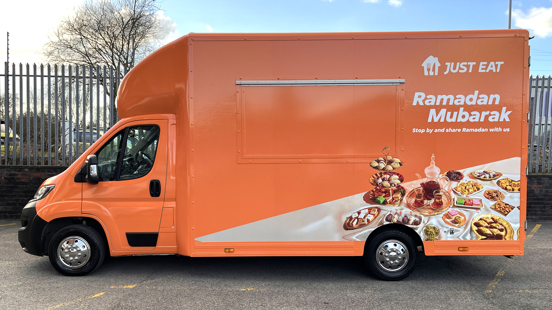 Just Eat Promo Van