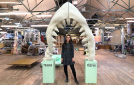Prava shark jaw for experiential event