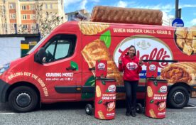 Wall's Sausage Roll sampling van.