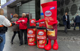 Sausage roll sampling at tube stations