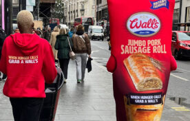 Wall's Sausage Rolls costume character